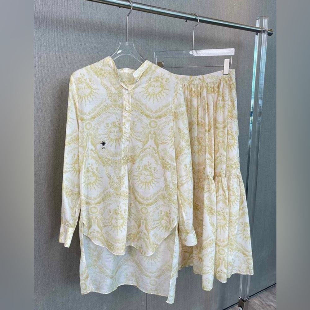 Dior Top and Skirt Set